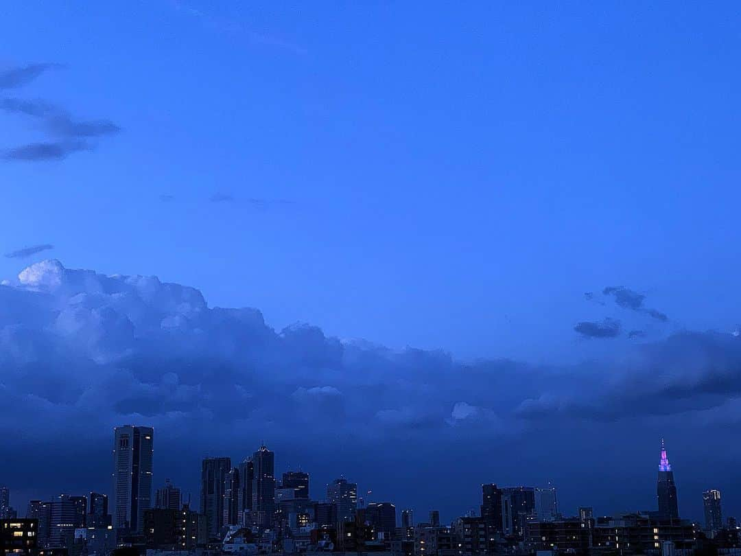 井浦新さんのインスタグラム写真 - (井浦新Instagram)「tokyo blue hour  #新宿山 #東京 #宵闇 #薄明」4月26日 19時45分 - el_arata_nest