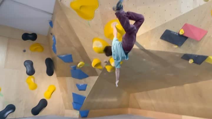 石松大晟のインスタグラム：「１DAY BOULDAAA🔥🔥🔥 @squadraholds   #climbing #bouldering  #climbing_videos_of_instagram  #bouldering_videos_of_instagram」
