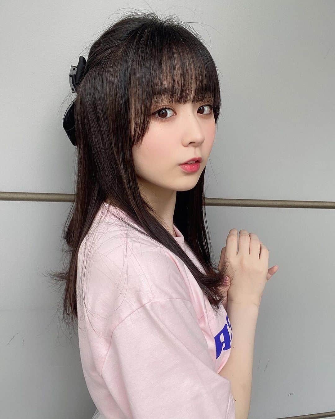 高田もものインスタグラム：「. YouTubeで動画を載せましたがみんなみてくれましたか？？？？ . かしこが行く！ . これからもよろしくお願いします😉 . かしこ . #高田もも #かしこってなに #かしこ #かみやど #ひらがなかみやど #instagood #instagram #SPINNS #スピンズ #ハーフアップ #リボンアレンジ #ヘアアクセサリー #pink #YouTube #あいどる #アイドル #idol #japaneseidol」