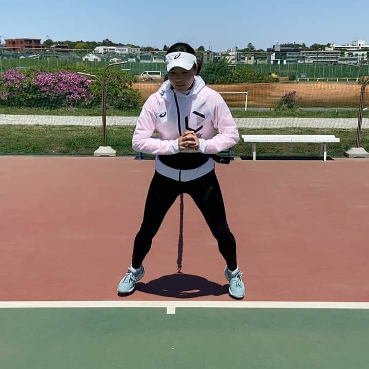 尾崎里紗のインスタグラム：「ウォーミングアップ💪🏻﻿ ﻿ ﻿ ﻿ ﻿ ﻿ #glico ﻿ #powerproduction ﻿ #head ﻿ #headtennis_official﻿ #headjapan﻿ #teamhead ﻿ #asicstennis﻿ #teamasics ﻿ #imoveme﻿ #onitsukatiger ﻿ #株式会社タイド ﻿ #TIDE. ﻿ #gram3 ﻿ #グラムスリー ﻿ #tbc_aesthetic ﻿ #エステ ﻿ #エステティックtbc ﻿ #尾崎里紗 ﻿ #risaozaki ﻿ #tennis ﻿ #tennisplayer ﻿ #テニス ﻿ #fitness ﻿」