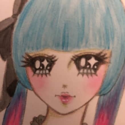 桃吐マキルのインスタグラム：「いま描いてる絵。これを使って動画を作る٩(ˊᗜˋ*)و」