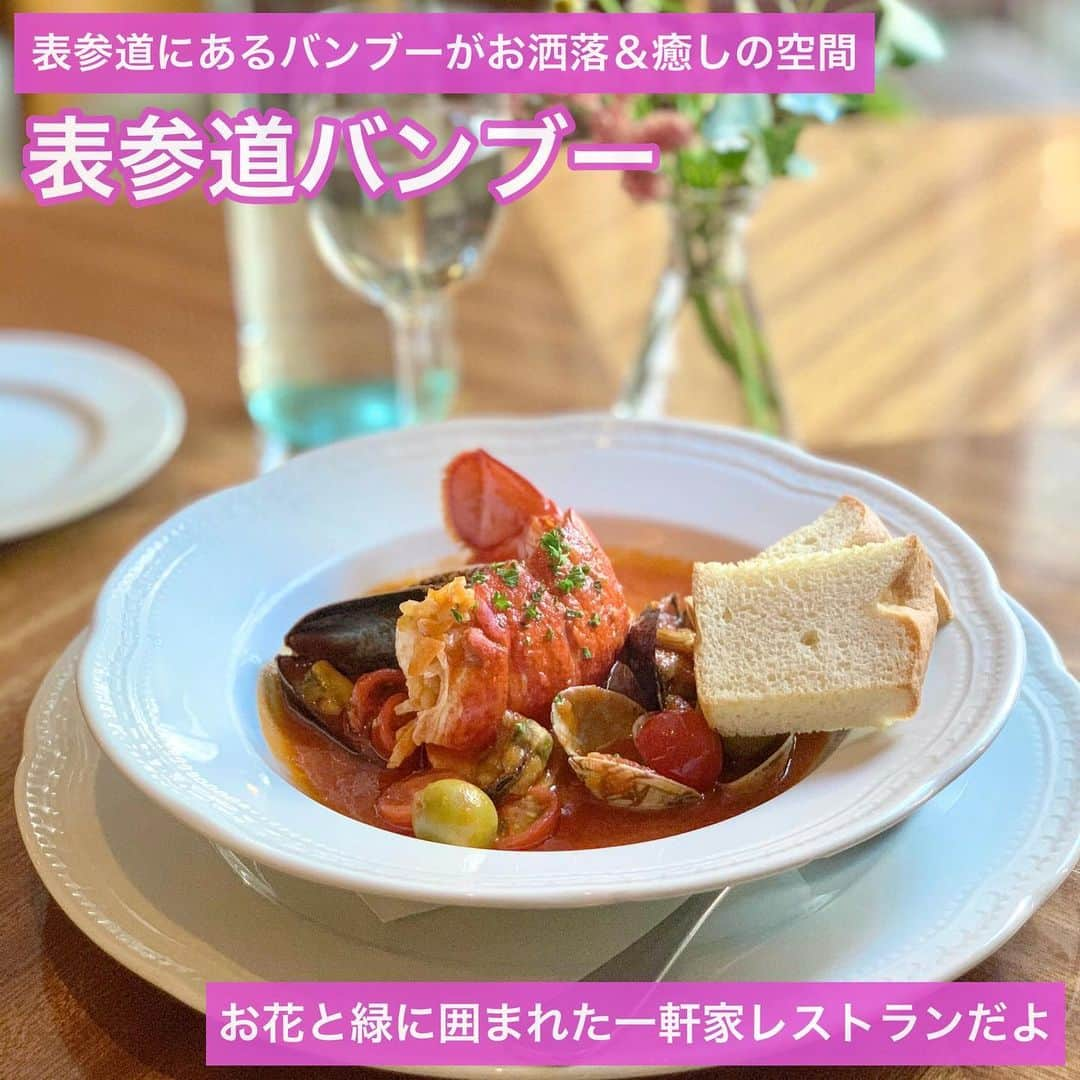 吉川ちかさんのインスタグラム写真 - (吉川ちかInstagram)「こないだ歯医者さんの 帰りにバンブーで一人ランチ☺️💓 いつ行っても賑わってるお店！ . 緑とお花に囲まれた一軒家レストランで すごーく癒しの空間です！ いまの季節は特にお花がたくさん 咲いててとても綺麗でした🥺💓 お料理も美味しいです！ . #ランチ#ランチタイム #表参道カフェ #表参道ランチ#lunch#バンブー#表参道バンブー#Flower#素敵な空間」4月27日 17時08分 - yoshikawachika_1116