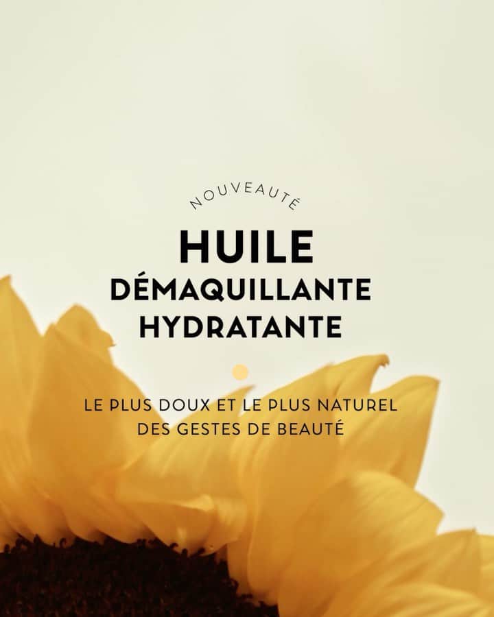 カンパニードプロバンスのインスタグラム：「#NEW 🌻 Huile démaquillante 3-en-1.   Nous continuons l’exploration de l’inépuisable pouvoir des huiles végétales en proposant le plus doux et le plus naturel des gestes de beauté 🌿  Découvrez notre toute nouvelle Huile démaquillante hydratante aux huiles végétales biologiques composée de 99% d’ingrédients d’origine naturelle.  Nettoie, démaquille, hydrate.   — 🇬🇧 NEW Cleansing Oil 🌻 We continue to explore the inexhaustible power of botanical oils by offering the softest and most natural beauty gesture.   Our brand new Moisturizing Cleansing Oil with Organic botanical Oils, made with 99% natural ingredients. Cleanses, removes makeup, hydrates.」