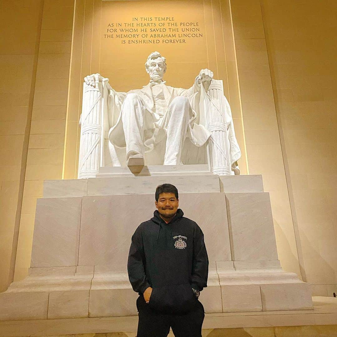 畠山健介さんのインスタグラム写真 - (畠山健介Instagram)「Washington D.C. 🇺🇸  #ラグビー #rugby #freejacks #Newengland #washingtondc #washington #ワシントンdc #ワシントン #Capitol #リンカーン記念堂 #chill #monument」4月27日 23時32分 - hatake03