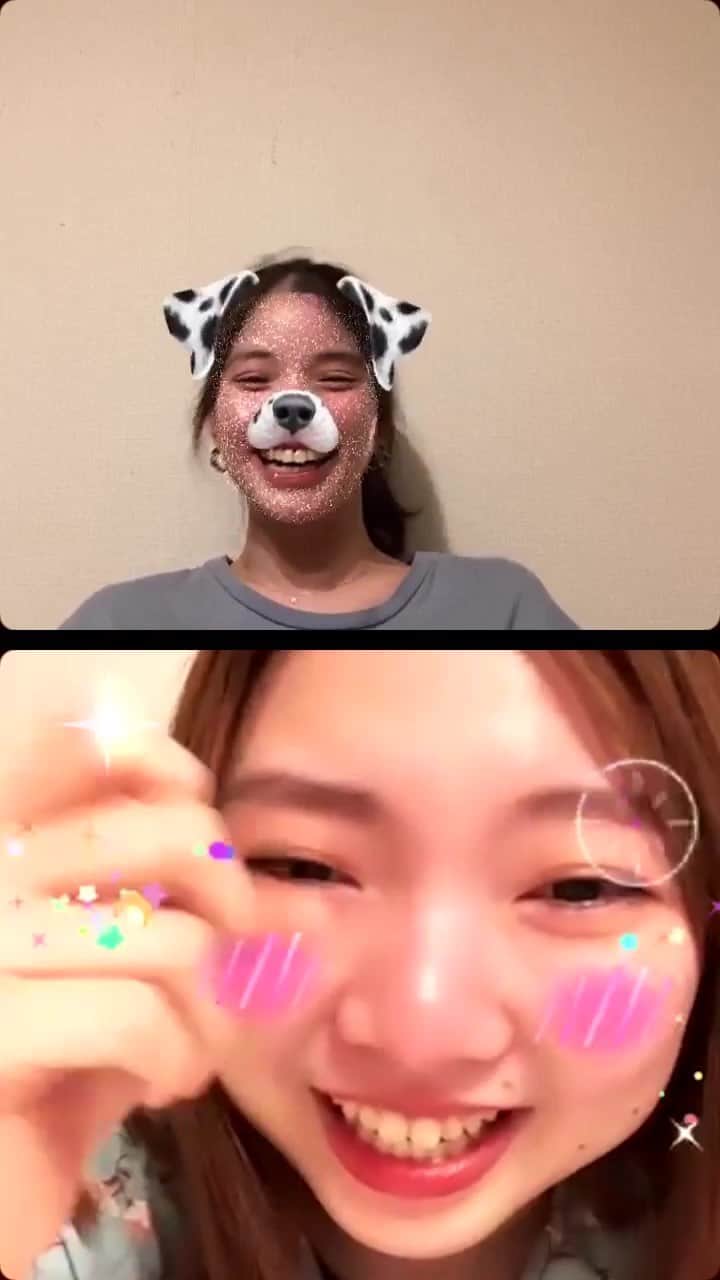 仮谷せいらのインスタグラム：「しょーもない話を @luvy0211  と タラタラお話ししてます😂✨✨ クスッと笑ってくださいな💗」