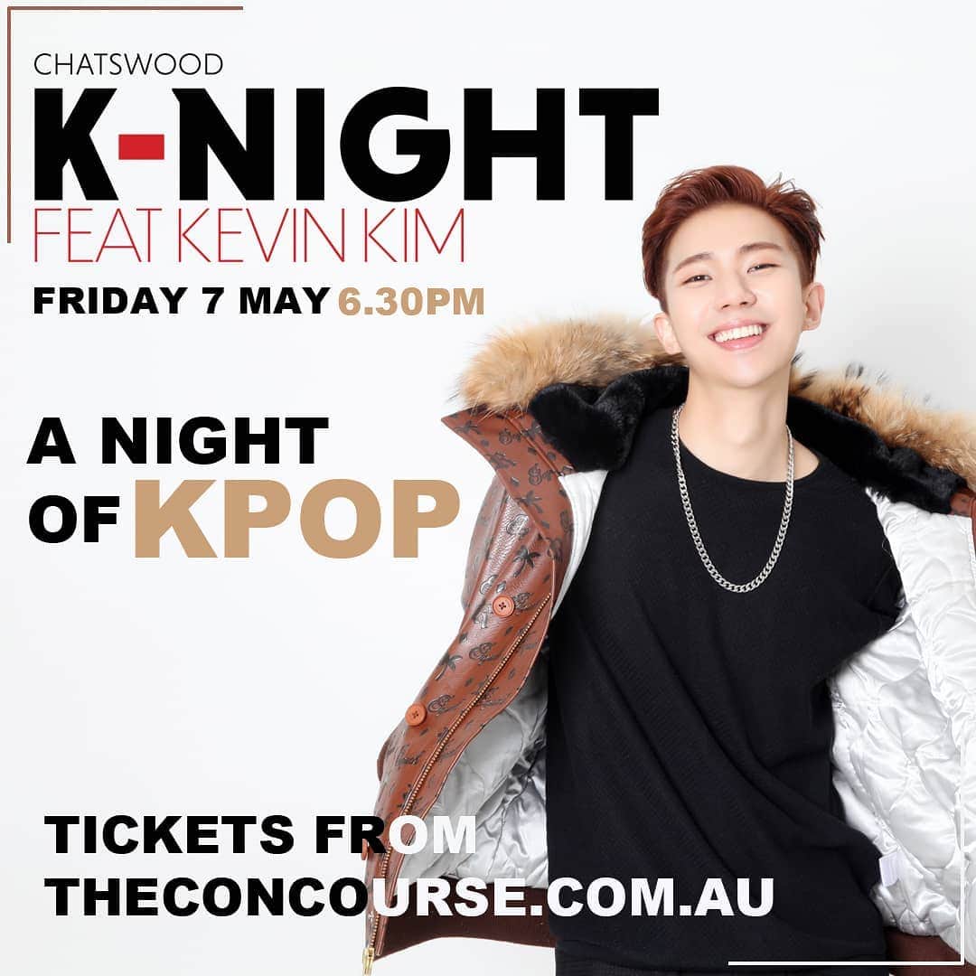 ケビン さんのインスタグラム写真 - (ケビン Instagram)「Few more nights for K-night in Chatswood (The concourse theatre) 6:30pm~8:30pm!! 🎶」4月28日 11時12分 - kevinkim88