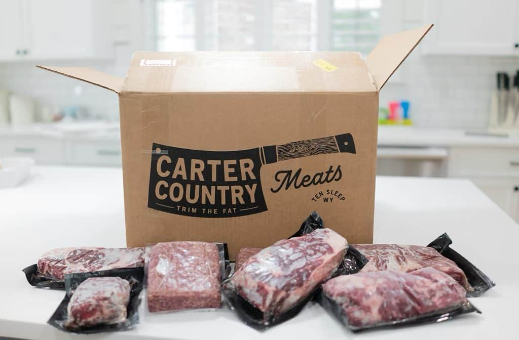 ブライス・ハーパーのインスタグラム：「Grass fed and finished from my friends @cartercountrymeats! Can’t wait to throw this on the @traegergrills and enjoy this with the family!」