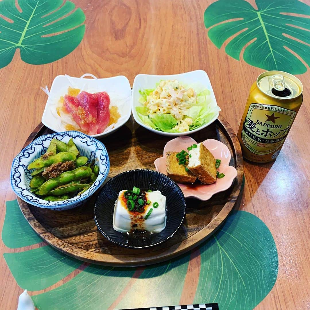 金村義明さんのインスタグラム写真 - (金村義明Instagram)「晩酌スタート！ 肉の山喜！劇うまし肉！ お母さんカレー🍛 超超超超超劇劇劇劇劇ウマママママママママシ！丹波篠山あおやま米！」4月28日 18時33分 - yoshiaki_kanemura