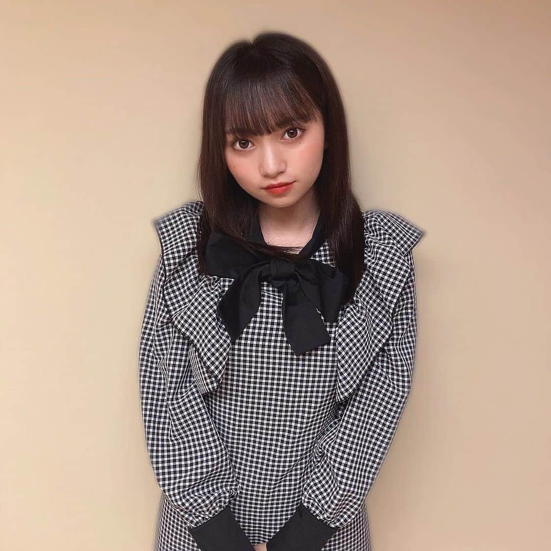 奥原妃奈子のインスタグラム：「🎀🖤」