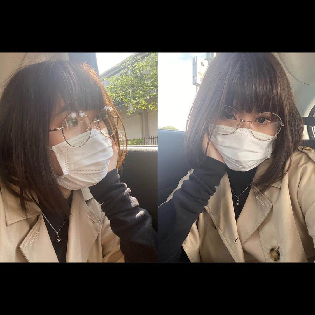 畠山あやなのインスタグラム：「* 久々お母さんと2人でお出かけしました^ ^  お洋服タグ付けしてます！ 前髪切ればよかったなぁ〜  *  #畠山彩奈#お出かけ#フルーツパーラー#カフェ#カフェ巡り#カフェスタグラム #花#メガネ#めがね女子 #ショート#xgirl#大学生コーデ #エックスガール#ジュエティ #ヴィヴィアンウエストウッド#ドクターマーチン #マークジェイコブス #jouetie#viviennewestwood #marcjacobs #marcjacobsbag #doctormartens #guess#instagram#instagood#followme」