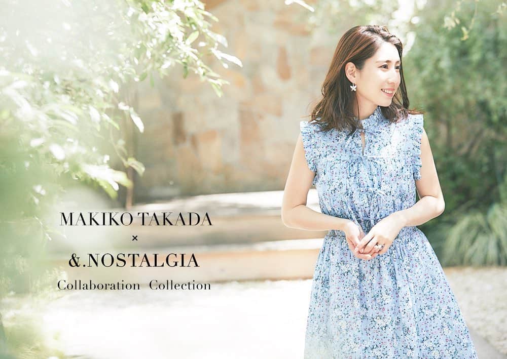 髙田麻紀子のインスタグラム：「❤︎ . @nostalgia_jp コラボのカタログがアップされました💙 29(木)から順次発売開始予定です✨ . #nostalgia」