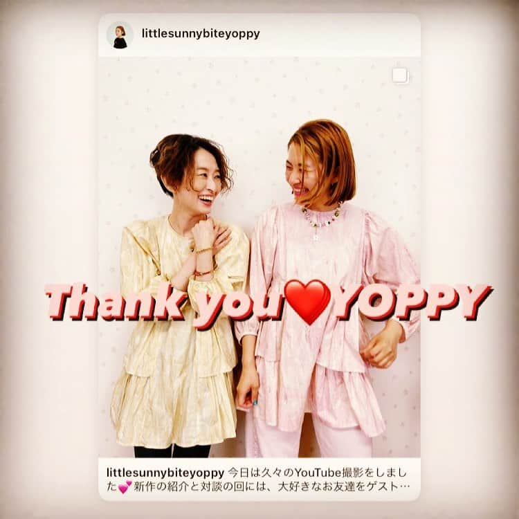 島袋寛子さんのインスタグラム写真 - (島袋寛子Instagram)「– YOPPYのYouTubeにおじゃましてきました❤️ 楽しかったー！ 可愛いお洋服もいっぱい。 ありがとうYOPPY☺︎♡  @littlesunnybiteyoppy   #YOPPY #YouTube #SPEED世代 #という #仲間✨ #upお楽しみに♡」4月29日 19時52分 - hiroko.shimabukuro