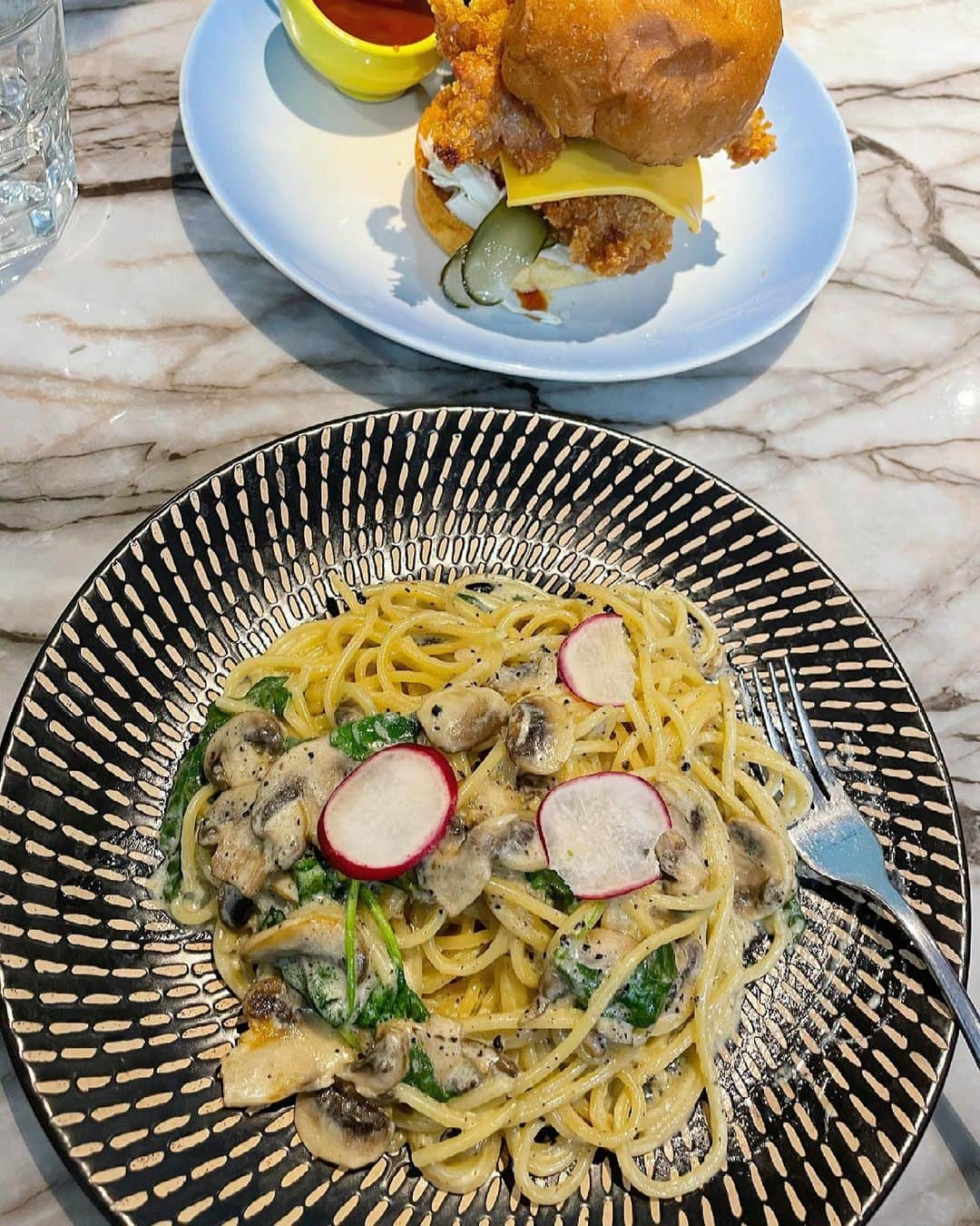 武田紗季のインスタグラム：「Truffle mashroom pasta🍽❤️ #sydney #pasta #lunch #シドニー #食べ物記録」