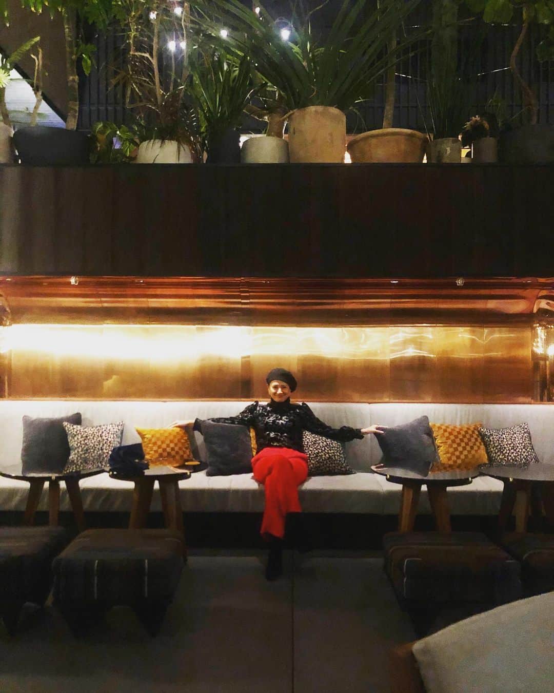 原綾子のインスタグラム：「・ 《Ace Hotel Kyoto》 @acehotelkyoto  ・ メキシカンレストランPIOPIKOの タコスが激オススメ🌮 ・ ・ #acehotelkyoto #hospitality #隈研吾 #隈研吾デザイン #communedesign  #art #アート #京都 #kyoto #原綾子 #ayakohara @ayako.hara_words」