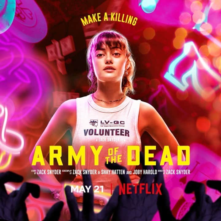 エラ・パーネルのインスタグラム：「Meet Kate. #ArmyOfTheDead, on @Netflix May 21st」