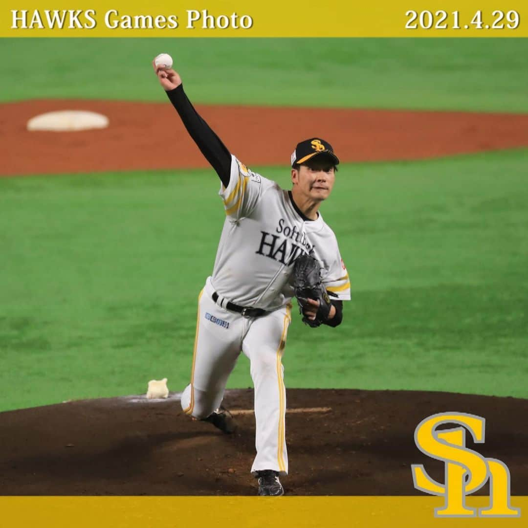 福岡ソフトバンクホークスさんのインスタグラム写真 - (福岡ソフトバンクホークスInstagram)「#hawksgamesphoto #2021年4月29日 #vs北海道日本ハムファイターズ #福岡paypayドーム #softbankhawks #ホークス #鷹く！」4月30日 15時10分 - softbankhawks_official