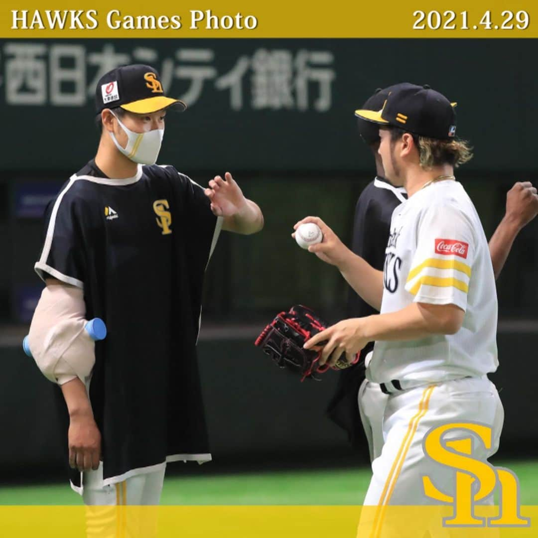 福岡ソフトバンクホークスさんのインスタグラム写真 - (福岡ソフトバンクホークスInstagram)「#hawksgamesphoto #2021年4月29日 #vs北海道日本ハムファイターズ #福岡paypayドーム #softbankhawks #ホークス #鷹く！」4月30日 15時10分 - softbankhawks_official