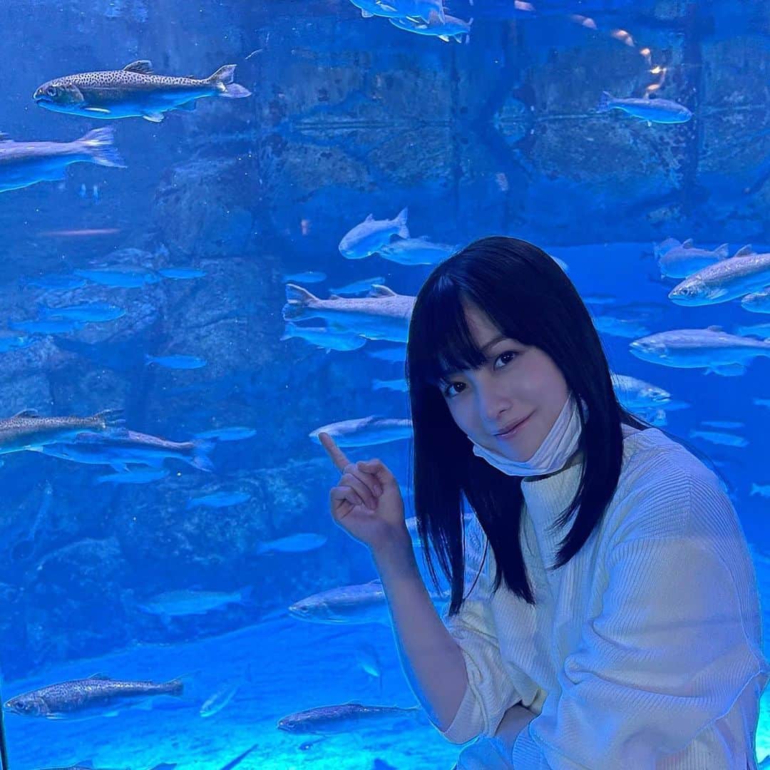 橋本環奈のインスタグラム：「こんにちは！環奈MGです。  今日はネメシスのオフショットをシェアします。  #橋本環奈 #橋本環奈2021 #橋本環奈マネージャー #ネメシス #夜の水族館」