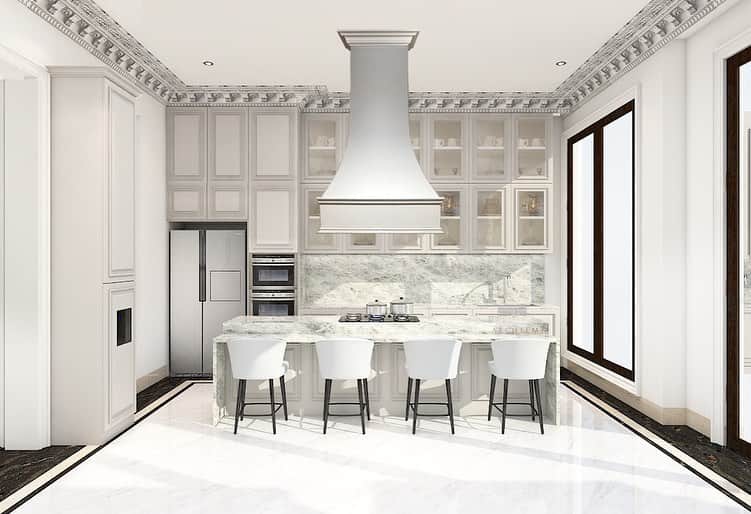 エミリー・ヴァンキャンプさんのインスタグラム写真 - (エミリー・ヴァンキャンプInstagram)「Made our client’s dream kitchen come true 🤍 Which one do you guys prefer? 1st or 2nd option?   #hiarchy #archtemystudio  #luxuryinteriors #luxuryhome #modernclassicinterior  #interiordesignstudio  #interiordesignjakarta  #shanghai  #hongkong  #singapore  #taiwan  #london  #losangeles」4月30日 18時23分 - archtemy