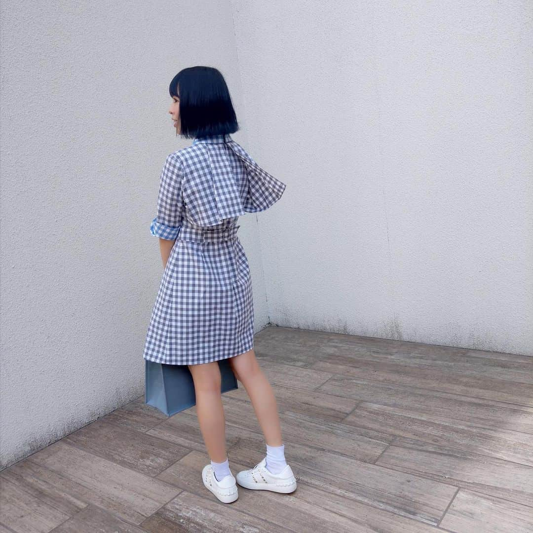 寺坂ユミさんのインスタグラム写真 - (寺坂ユミInstagram)「New Onepice♡Dress  #dress#blue#tflers#japanesegirl#cute」4月30日 19時04分 - 129ym