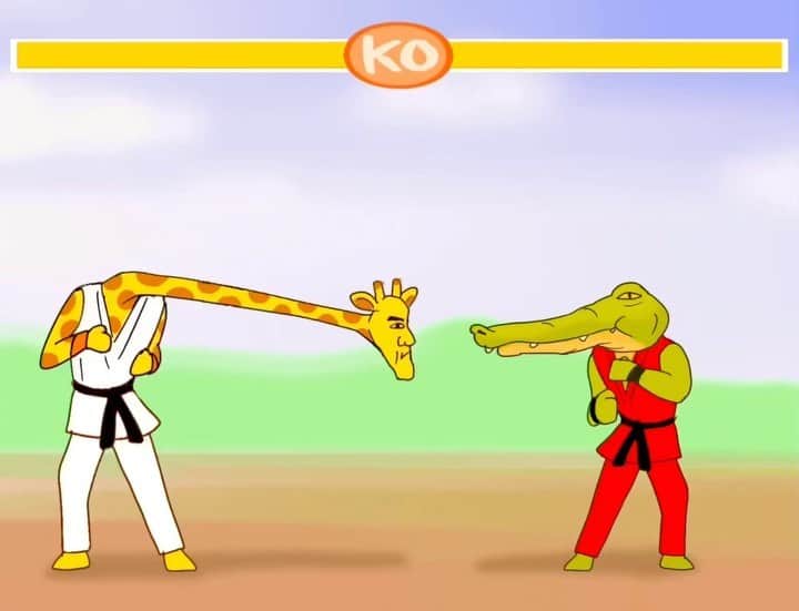 keigoのインスタグラム：「🦒🎮🐊 #game」