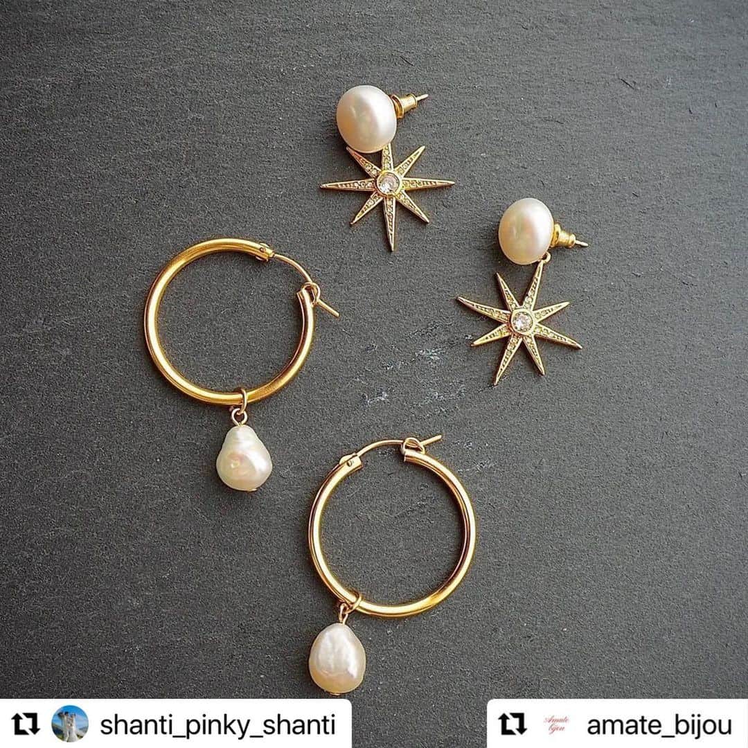 窪塚洋介のインスタグラム：「#Repost @shanti_pinky_shanti  ・・・ #Repost @amate_bijou  　 ✷Amate bijou 2021✷ 　 ◆本日、新作ピアス オーダー開始のお知らせ◆ 　 　 ✷Stella Pearl 14KGF ピアス/イヤリング(2way)  ✷Baroque Pearl 14KGF フープピアス(2way)  ✷Rose quartz 14KGF フープピアス(2way)  ✷Baroque Pearl & Rose quartz 14KGFフープピアス(4way) チャーム2種セット 　 　 ウェブサイトには、@amate_bijou プロフィールや、@shanti_pinky_shanti ストーリーズ、プロフィール、ブログなどからアクセスすることができます。  Amate bijouのアクセサリーが皆様のお守りとなり、幸運を引き寄せますように🙏❤️✨ 　 #Amatebijou #アマテビジュー  -注意事項- ※アクセサリーにつきましては職人が一つ一つ手作りで作業を行なっている為、受注から1〜2週間ほどのお届けとなります。 ご了承くださいますようお願いいたします。 　 ※ご不明な点がございます場合は、ウェブサイト内のCONTACTよりお問い合わせをお願いいたします。」