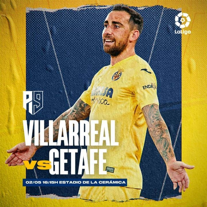 フランシスコ・アルカセルのインスタグラム：「🔁 @Laliga 🟡 #villarrealgetafe」