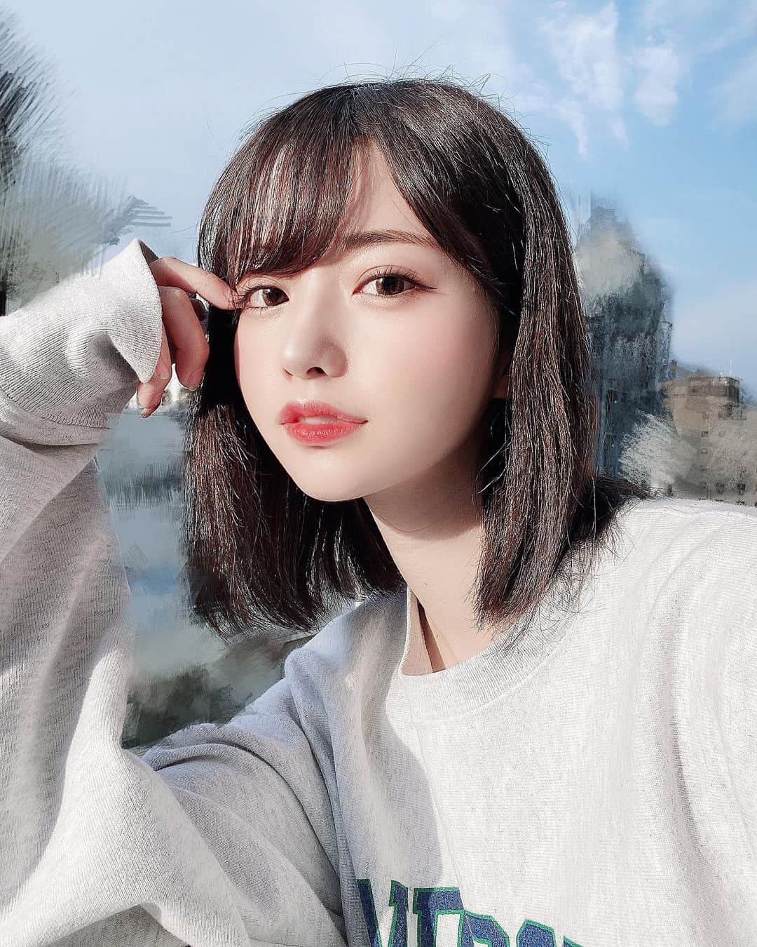 sarimaru(国木田さりまる)のインスタグラム：「天気良い日増えてほしい~😌☀️」