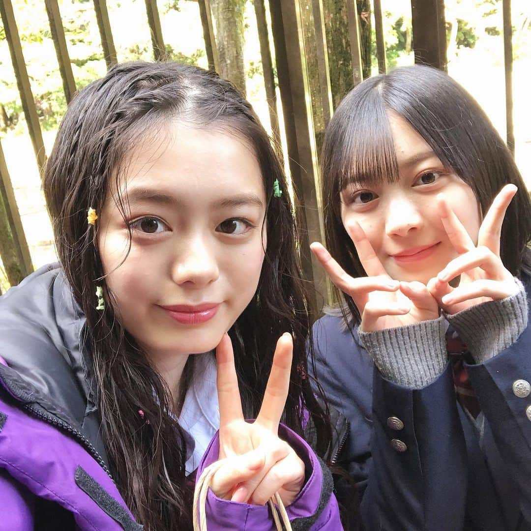 紺野彩夏さんのインスタグラム写真 - (紺野彩夏Instagram)「ボーダレス第9話、このあとです〜！ 残すところあと2話です、お見逃しなく☺︎ 写真はるんちゃんと！」5月2日 21時24分 - ayaka_konno_official