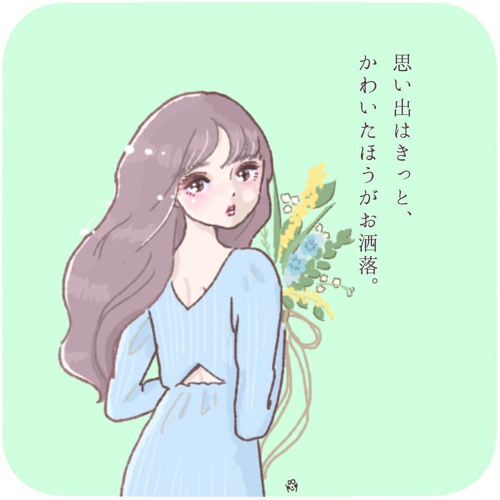 大石蘭さんのインスタグラム写真 - (大石蘭Instagram)「#ドライフラワー　へのアンサーソング？🥀 . . .  #イラストレーター #ファッションイラスト #ガールズイラスト #ファッションデザイン  #japanesefashion #illustration #illustrator #drawing #driedflower」5月3日 2時53分 - wireless_ran