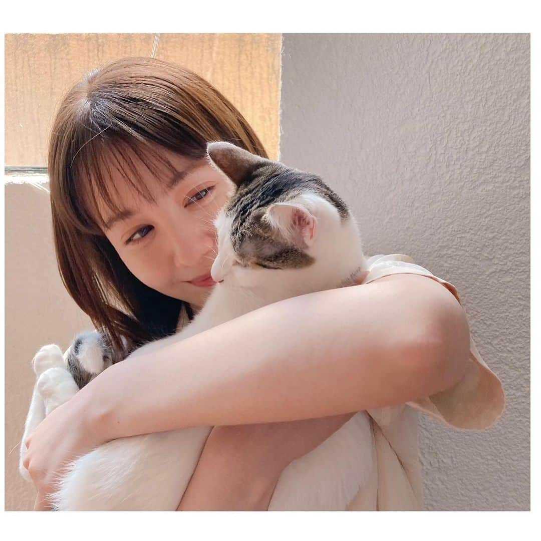 トリンドル玲奈さんのインスタグラム写真 - (トリンドル玲奈Instagram)「2枚目はまおのウインク😉  @withneko2222」5月3日 14時10分 - toritori0123