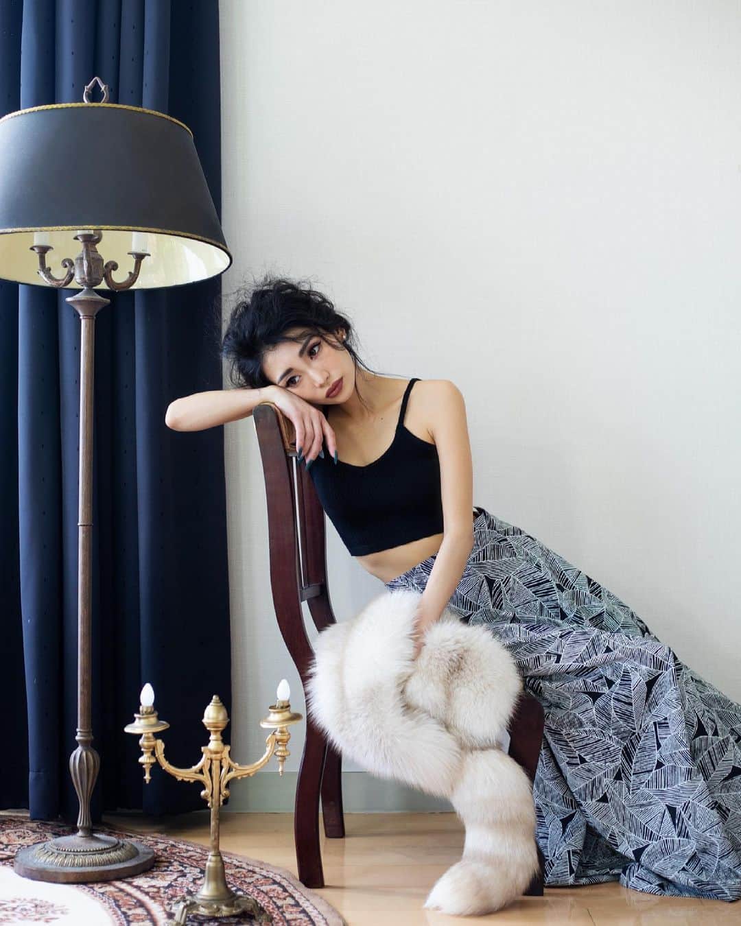 串戸ユリアのインスタグラム：「@balletbybacklash  2021 Autumn/ Winter   #BalletByBacklash  #isamukatayamabacklash  #イサムカタヤマバックラッシュ #ladies」