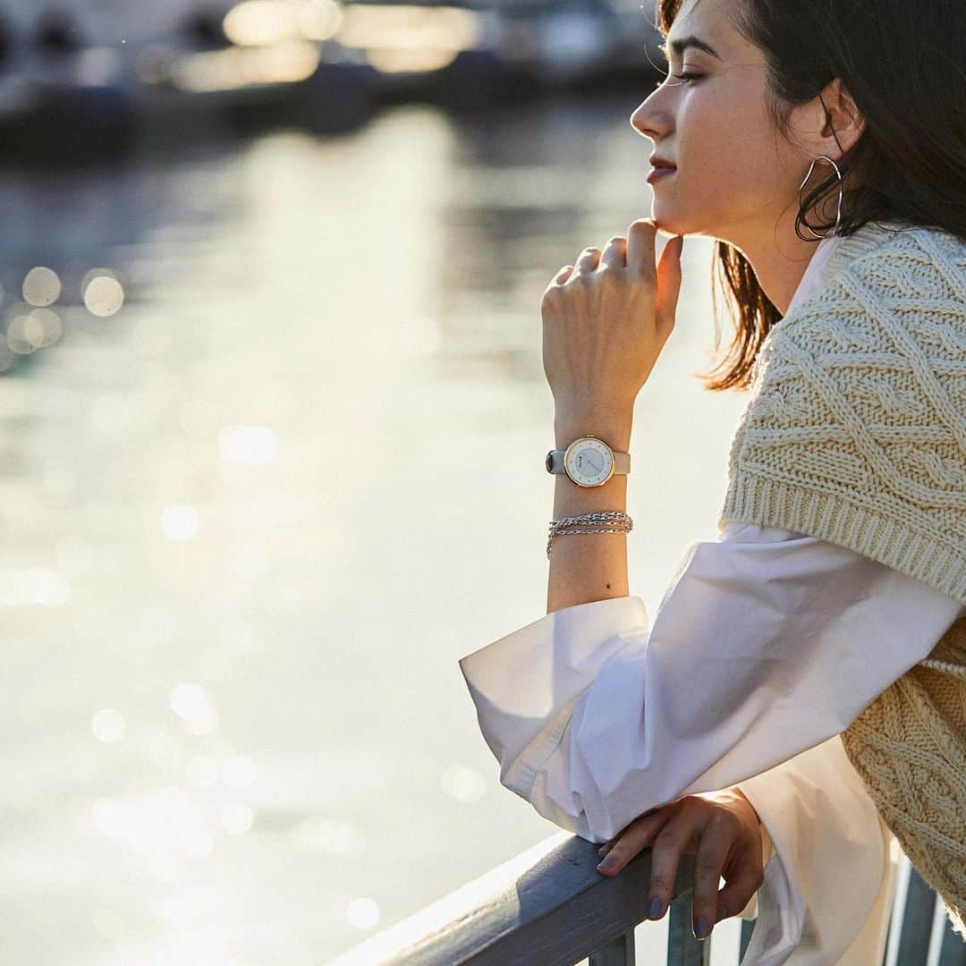 ルビンローザのインスタグラム：「Rubin Rosa Watch collection  【R401 piatto】  @rubinrosa_japan  #rubinrosa #watch #solarwatch  #ルビンローザ #時計 #時計女子 #おしゃれ時計 #レディース時計 #時計好き」