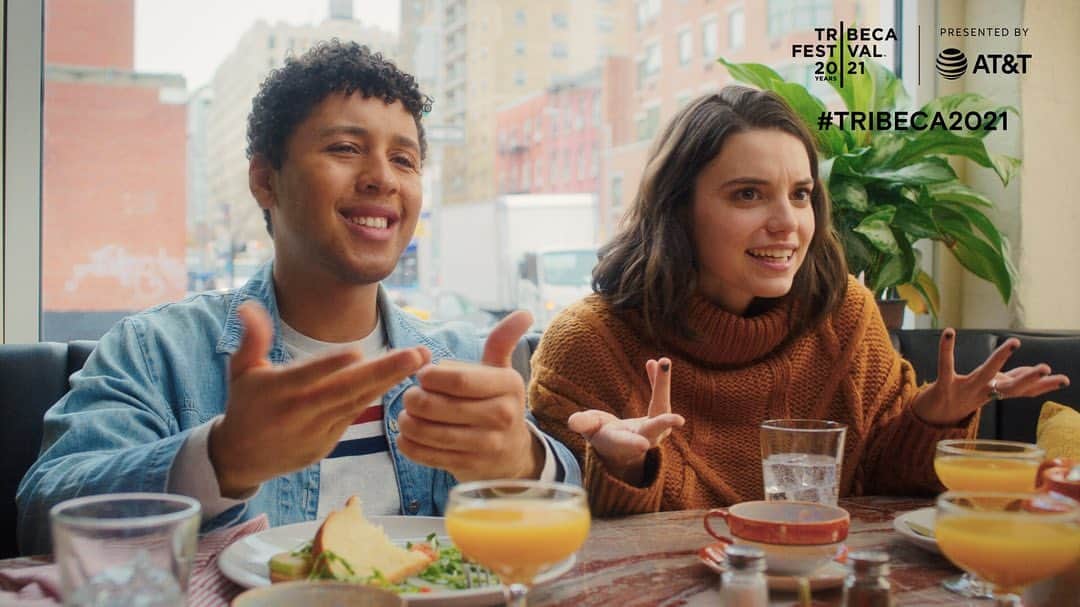Francesca Realeのインスタグラム：「A Romcom is born! 🌟 #tribeca2021」