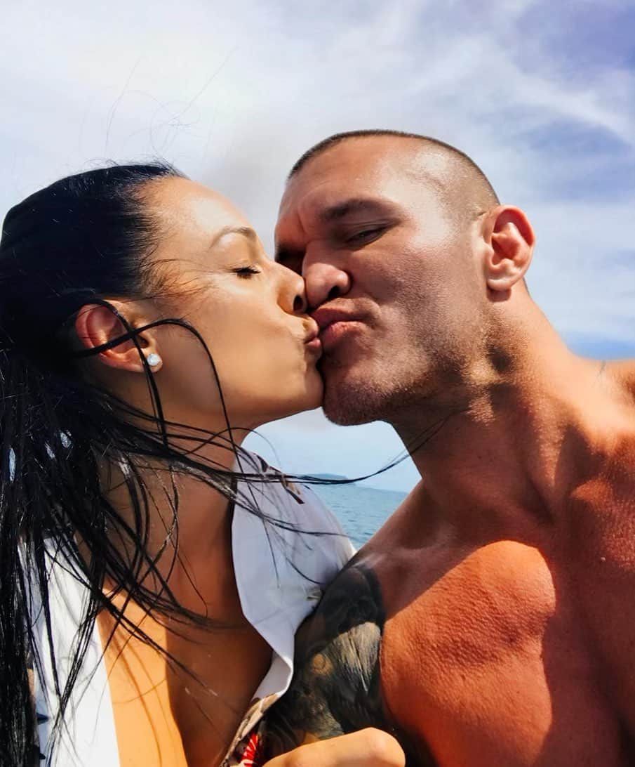 ランディ・オートンのインスタグラム：「Me and @kim.orton01 6 years ago in Bora Bora at @stregisborabora can’t wait to do it again baby. ❤️」