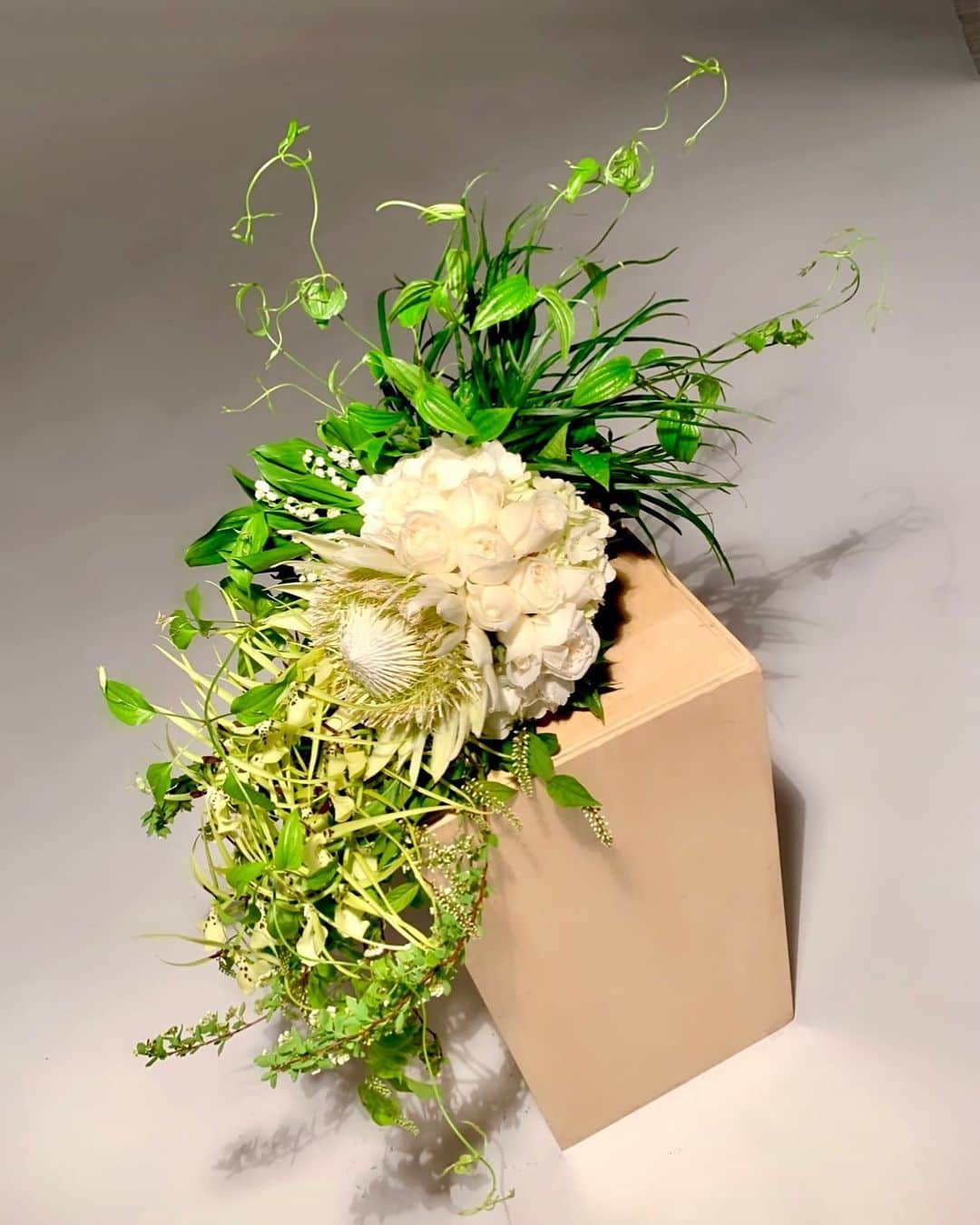 夏木マリさんのインスタグラム写真 - (夏木マリInstagram)「#おはようシリーズ #お花シリーズ 　@azumamakoto  #jardinsdesfleurs  #bouquet   おはよう！  フラワーアーティスト東信さんに ブーケを創っていただきました。  今日もよい日に...........」5月4日 9時36分 - mari_natsuki