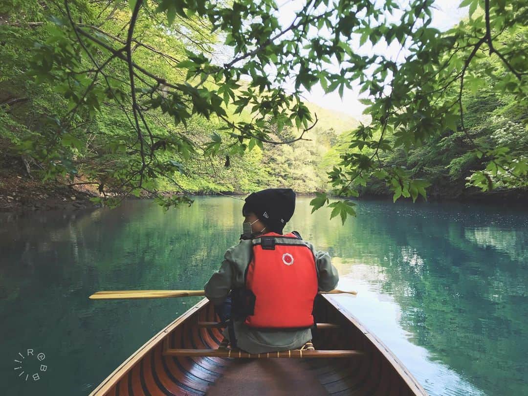 rabbiiiiiのインスタグラム：「* 🍁🛶👦🏻 * * #Gunmagram #igersjp #navarrocanoe #canoe * * Location: Gunma Japan」