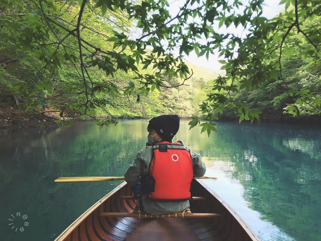 rabbiiiiiのインスタグラム：「* 🍁🛶👦🏻 * * #Gunmagram #igersjp #navarrocanoe #canoe * * Location: Gunma Japan」