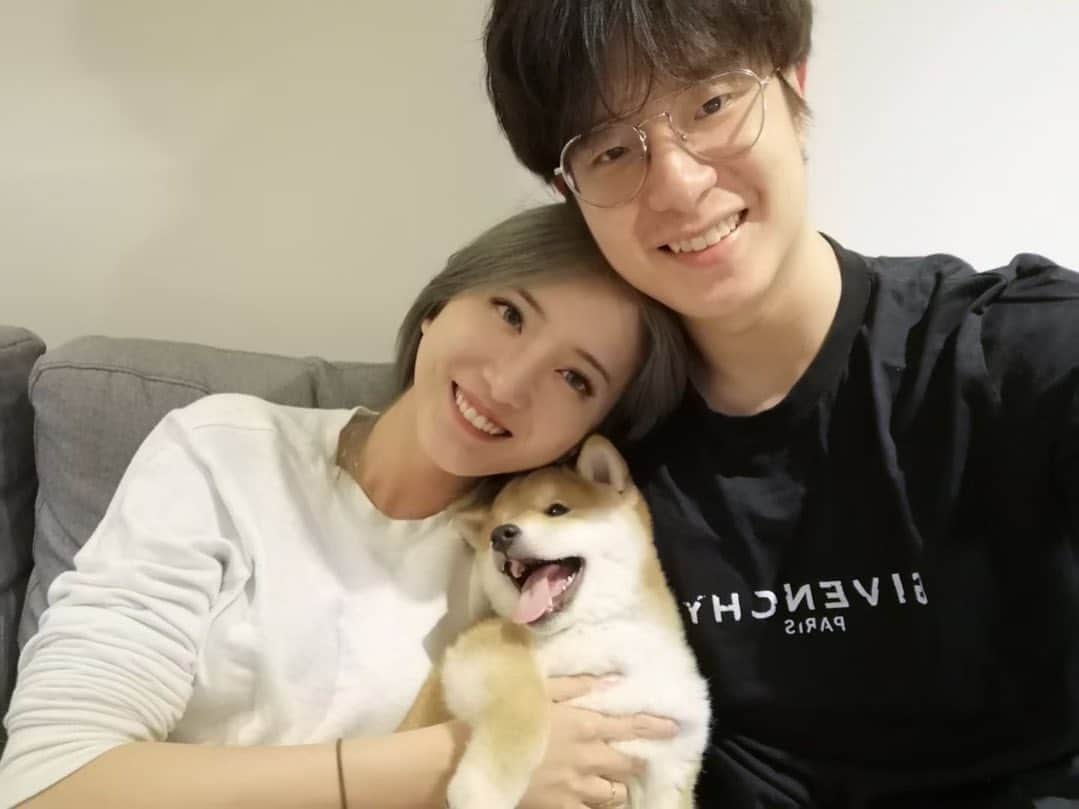 徐玥のインスタグラム：「ようこそ我が家へ🏠 #フク#柴犬#ニューヨーク」