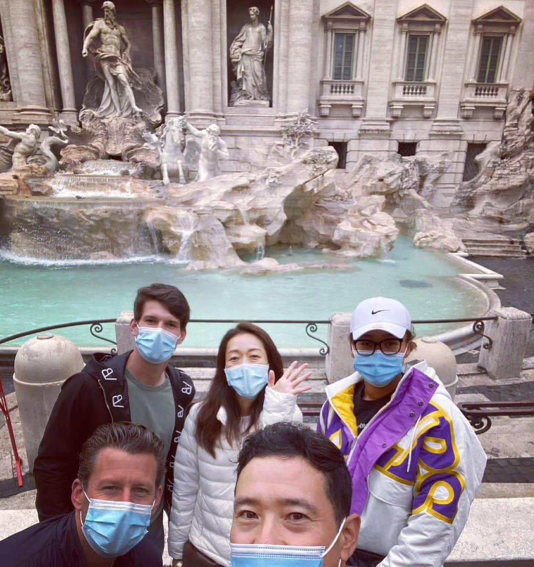 中村豊のインスタグラム：「トレヴィの泉 #teamnaomi #rome」