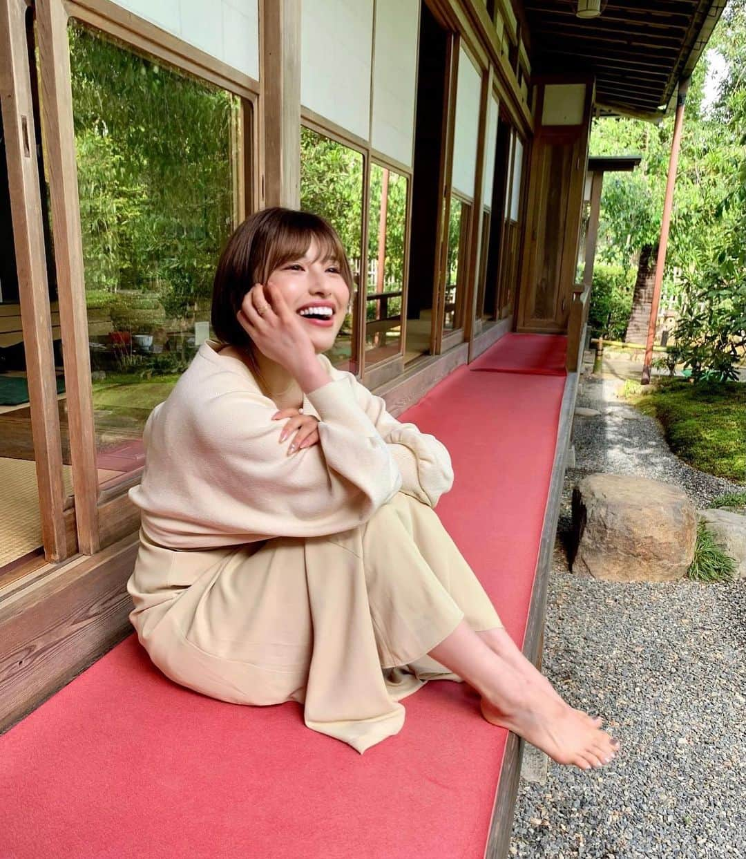 早川瑞希さんのインスタグラム写真 - (早川瑞希Instagram)「緑が綺麗だった〜☘️🌱🌿 . . #若宮はずき」5月5日 17時20分 - wakamiyahazuki