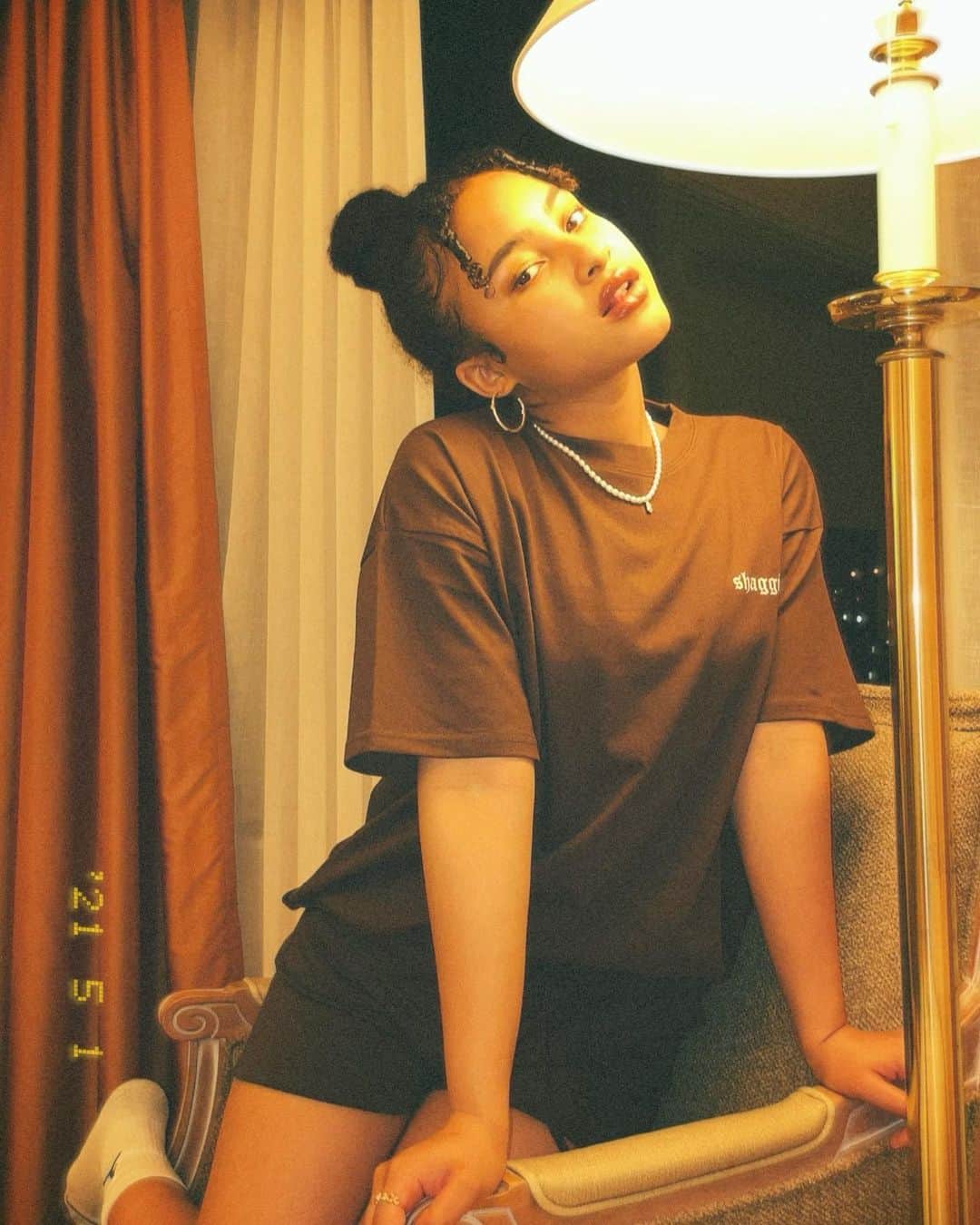 RINAさんのインスタグラム写真 - (RINAInstagram)「🕌 . . @shaggie_official  #shaggie  #shaggie_ootd」5月5日 23時38分 - rinahagai