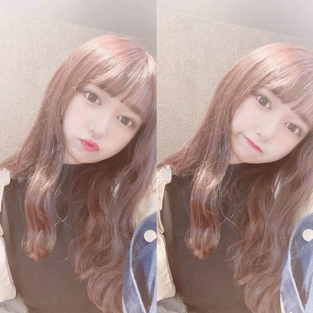 町田穂花のインスタグラム：「. . こういう写真もたまにはありですか？？‪‪❤︎‬ .  #自撮り女子  #自撮り #ウェーブ巻き #ウェーブヘア #ぱっつん前髪 #オフ感」
