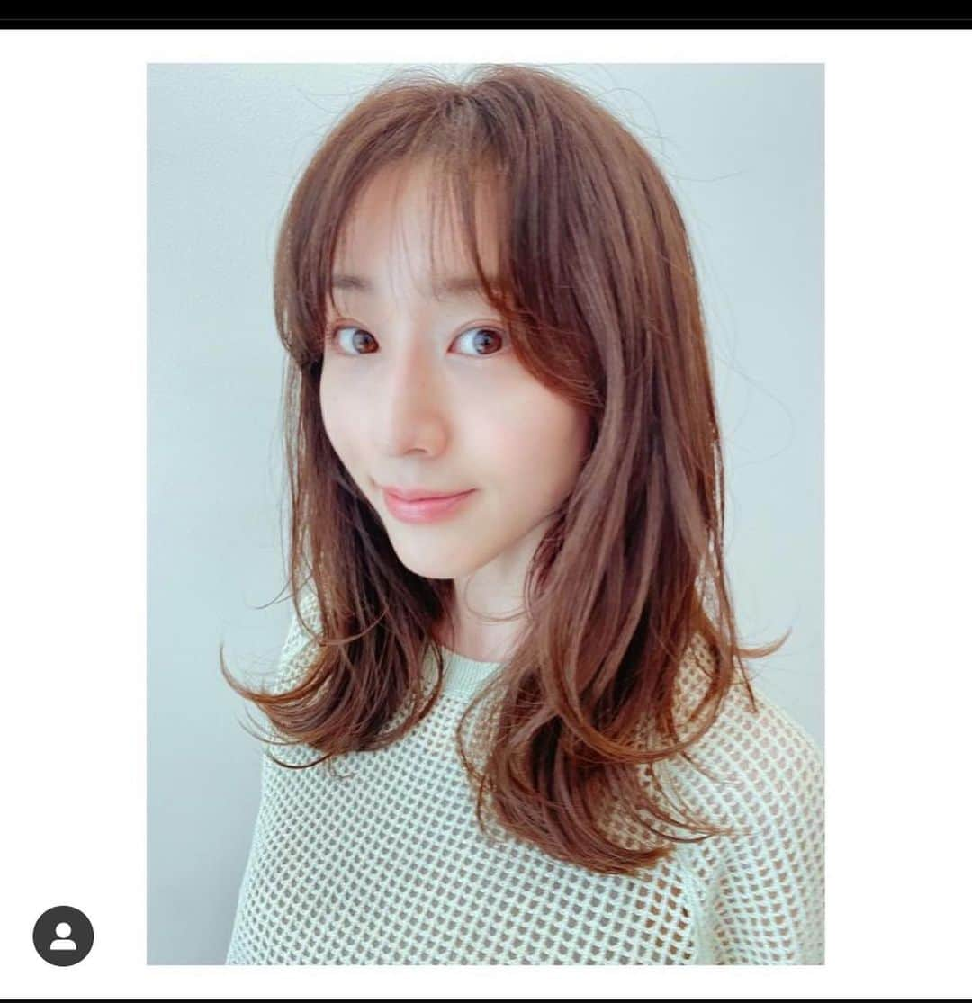 みぃこのインスタグラム：「#田中みな実　ちゃんヘアー💕 可愛い💕#田中みな実ヘア」