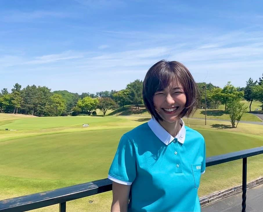 水原ゆきさんのインスタグラム写真 - (水原ゆきInstagram)「今日はとっても天気が良く、 とっても青空で、 とっても突風でした✨  ダブルイーグルで試着させていただいたゴルフウェアでも撮ったので、また載せますーー👚  撮影現場が笑い声で溢れてるってやっぱりいいなーー  #中井学ゴルフチャンネル #中井学 #水原ゆき #ゴルフ女子 #こだまゴルフクラブ」5月6日 17時22分 - 12yuchan14