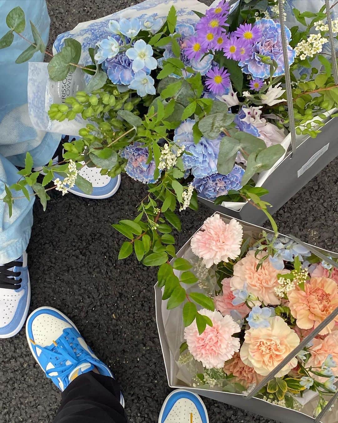 のインスタグラム：「사랑해요 건강하세요🦋」