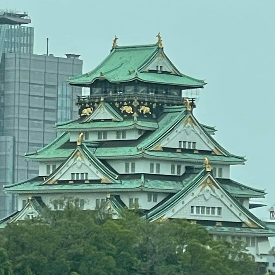 北斗晶さんのインスタグラム写真 - (北斗晶Instagram)「間違いなければ 豊臣天守〜徳川天守へ代わった大阪城。  この1番上からどんな景色を見て… どんな世の中を夢見ていたのか？ 本当の歴史って、分からないと思う。 いつの世も、伝言ゲームの様に伝えられていく話が多少なり変化してると思うし…  ただ、ロマンがあると思わない😊❓ 本当は、こうだったんじゃないか❓とか考えるって。。。  コロナが終息したら、大阪城に行って上から景色を眺めて見たいと思います。  #大阪城」5月8日 17時21分 - hokutoakira_official