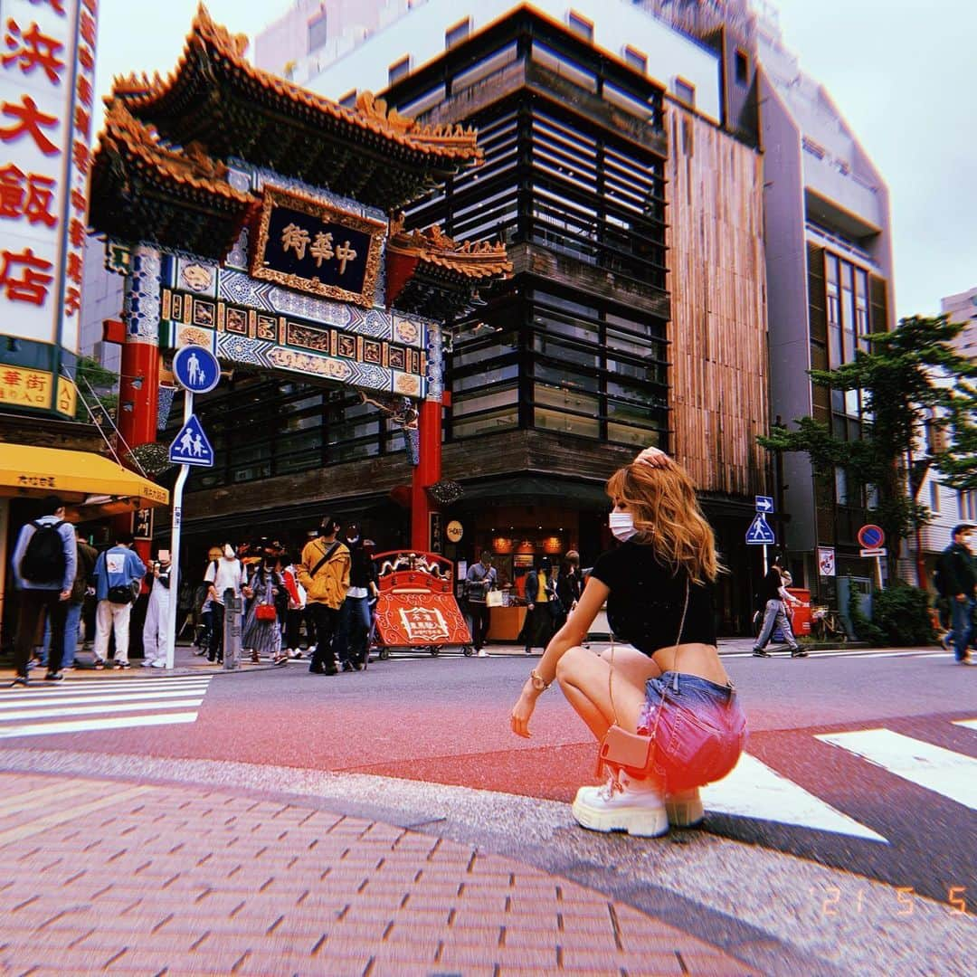 井出麗菜のインスタグラム：「🥟🏮中華街🏮🥟」