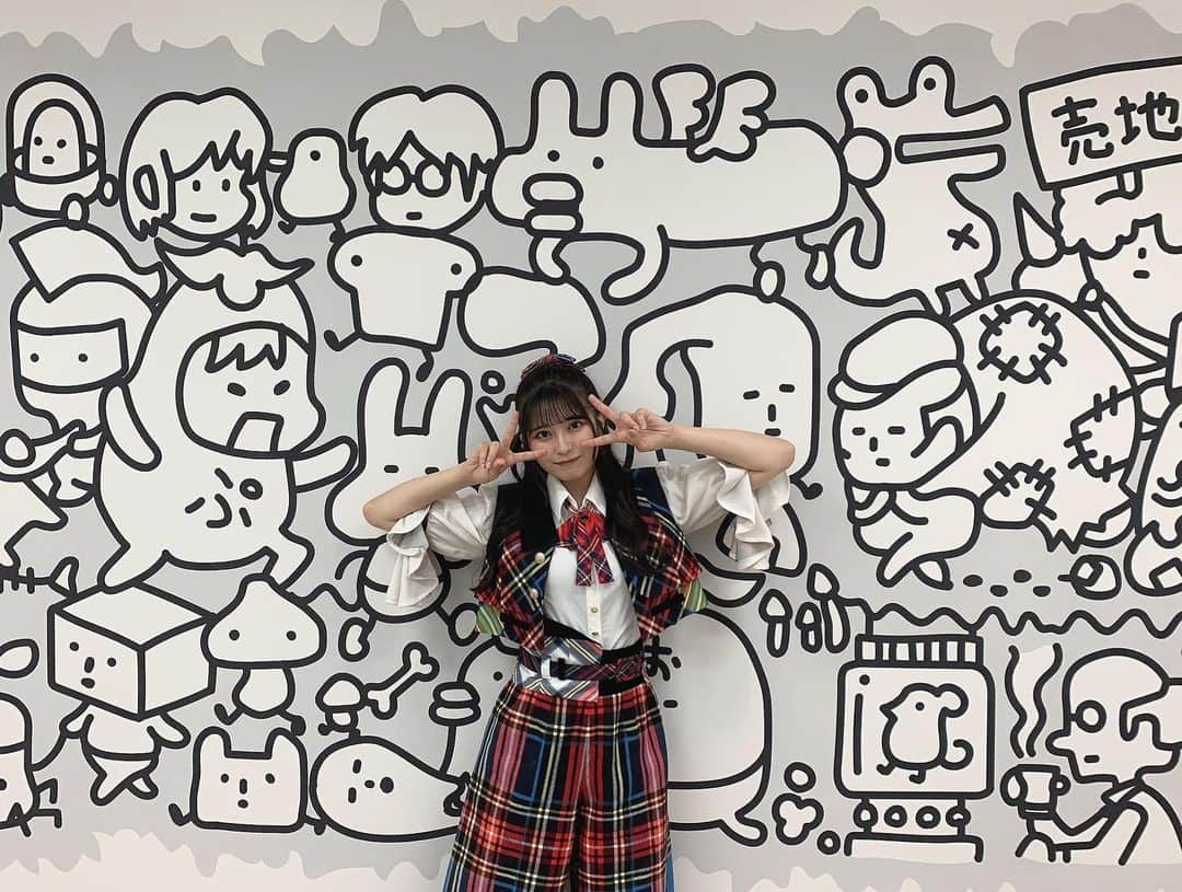 行天優莉奈さんのインスタグラム写真 - (行天優莉奈Instagram)「かわいい壁🤍  #ニコ生　#akb48」5月9日 13時54分 - yurina.0314