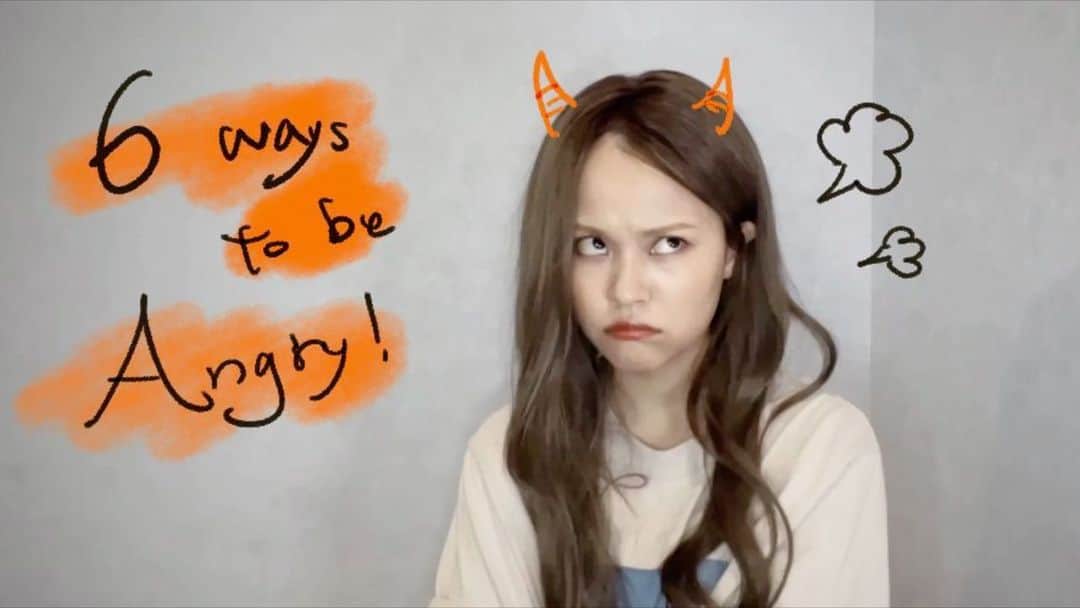 MiracleVellMagicのインスタグラム：「6 ways to be angry🥵 怒り方、タイプ別。」